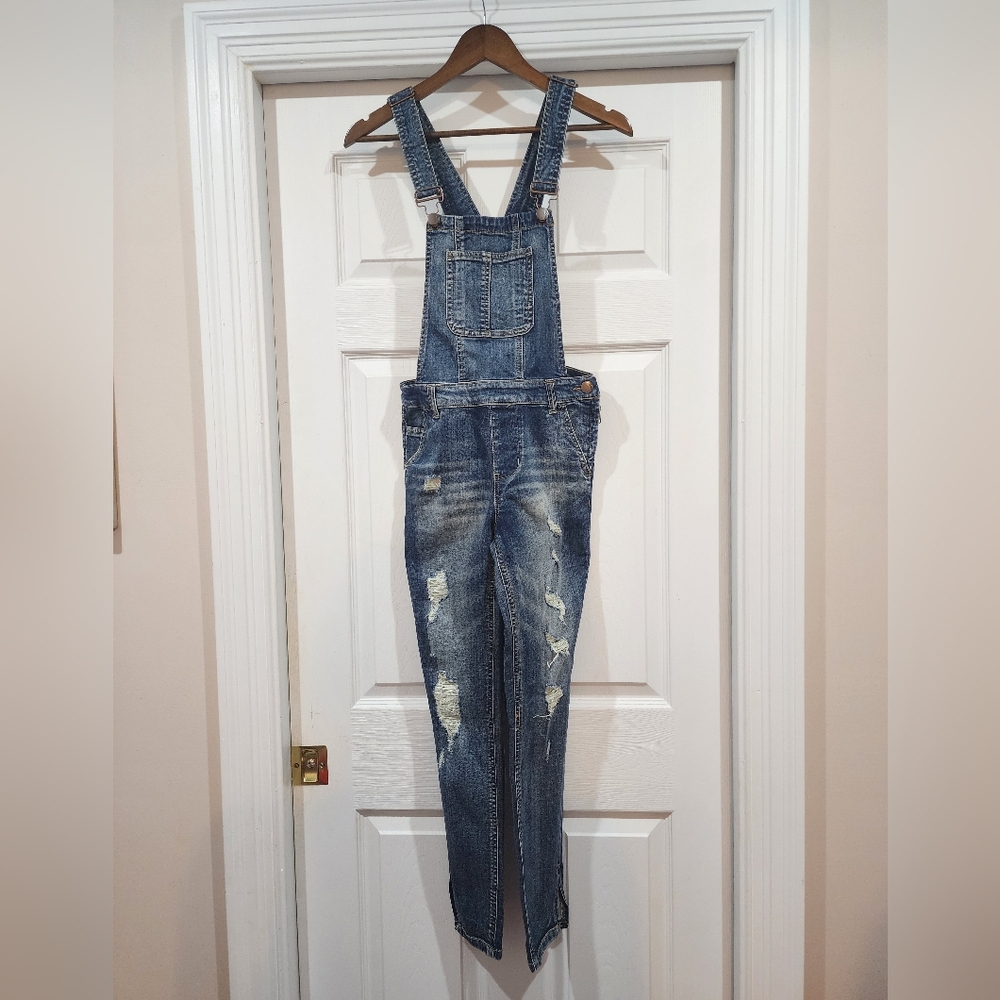 Dollhouse Classic Blue Denim Overalls